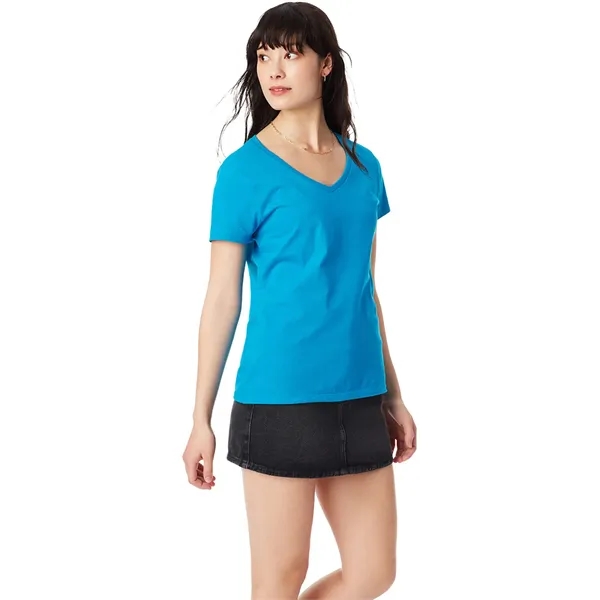 Hanes Ladies' Perfect-T V-Neck T-Shirt - Hanes Ladies' Perfect-T V-Neck T-Shirt - Image 89 of 156