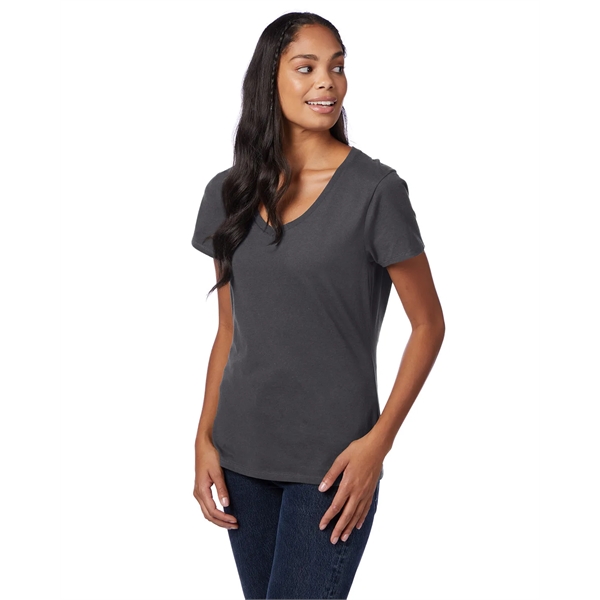 Hanes Ladies' Perfect-T V-Neck T-Shirt - Hanes Ladies' Perfect-T V-Neck T-Shirt - Image 148 of 156