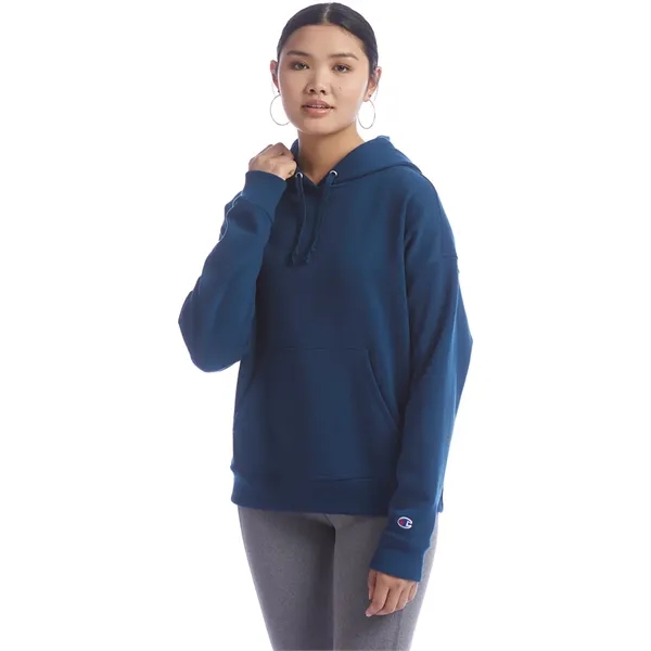 Champion Ladies' PowerBlend Relaxed Hooded Sweatshirt - Champion Ladies' PowerBlend Relaxed Hooded Sweatshirt - Image 27 of 29