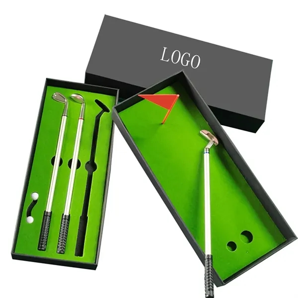 Golf Pen Set Ballpoint Mini Club Desk Toys  Top Gift - Golf Pen Set Ballpoint Mini Club Desk Toys  Top Gift - Image 0 of 5