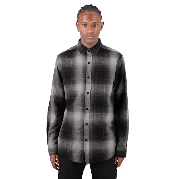 Shaka Wear Men's Plaid Flannel Overshirt - Shaka Wear Men's Plaid Flannel Overshirt - Image 6 of 14