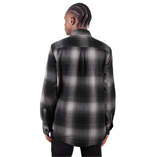 Shaka Wear Men's Plaid Flannel Overshirt - Shaka Wear Men's Plaid Flannel Overshirt - Image 7 of 14