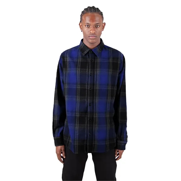 Shaka Wear Men's Plaid Flannel Overshirt - Shaka Wear Men's Plaid Flannel Overshirt - Image 12 of 14