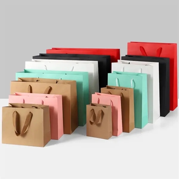 Kraft Paper Shopping Bag - Kraft Paper Shopping Bag - Image 3 of 4