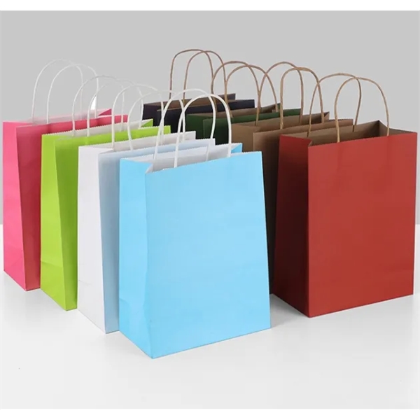 Kraft Paper Shopping Bag - Kraft Paper Shopping Bag - Image 4 of 4