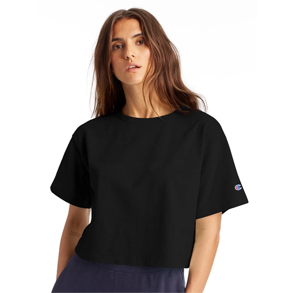 Champion Ladies' Cropped Heritage T-Shirt - Champion Ladies' Cropped Heritage T-Shirt - Image 15 of 34