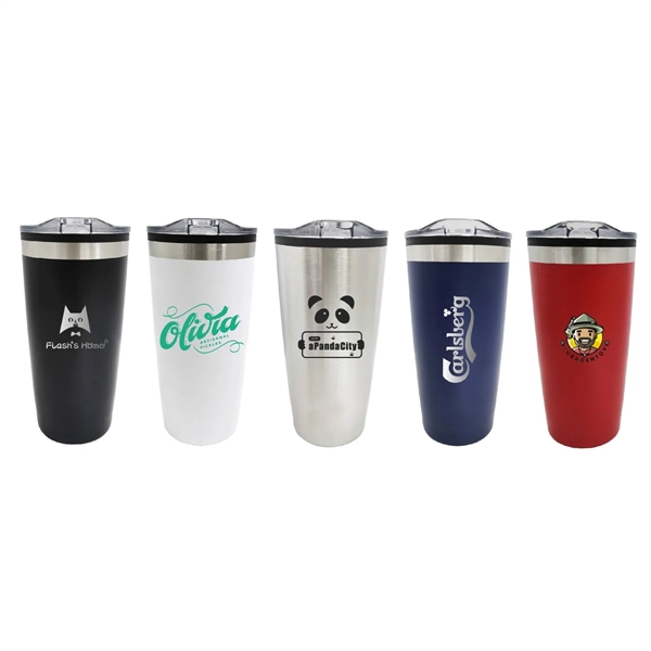 Double Wall Tumbler with Lid, 20 oz. - Double Wall Tumbler with Lid, 20 oz. - Image 0 of 7