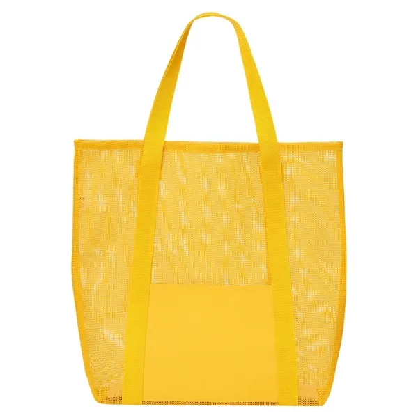 Belle Mare Beach Mesh Tote Bag - Belle Mare Beach Mesh Tote Bag - Image 8 of 18