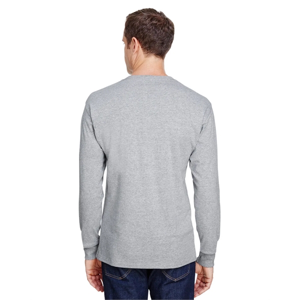 Hanes Adult Workwear Long-Sleeve Pocket T-Shirt - Hanes Adult Workwear Long-Sleeve Pocket T-Shirt - Image 19 of 36