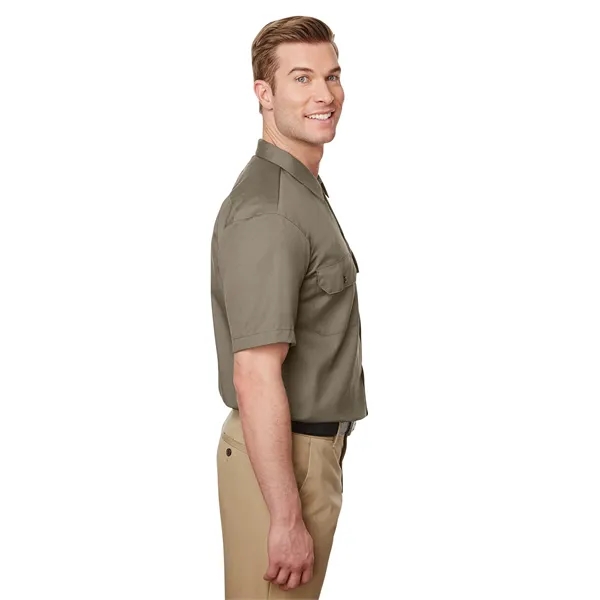 Dickies Men's Short Sleeve Slim Fit Flex Twill Work Shirt - Dickies Men's Short Sleeve Slim Fit Flex Twill Work Shirt - Image 1 of 11