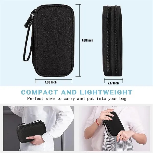 Travel Cable Electronic Accessory Storage Tote Bag - Travel Cable Electronic Accessory Storage Tote Bag - Image 1 of 3