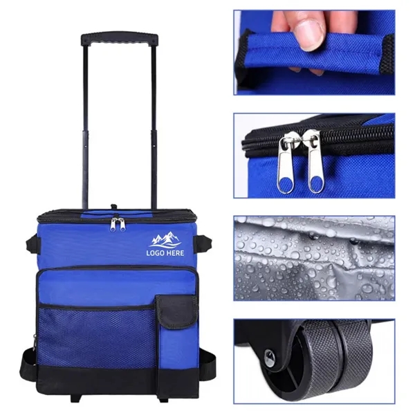 Leakproof Rolling Cooler For Camping - Leakproof Rolling Cooler For Camping - Image 1 of 2
