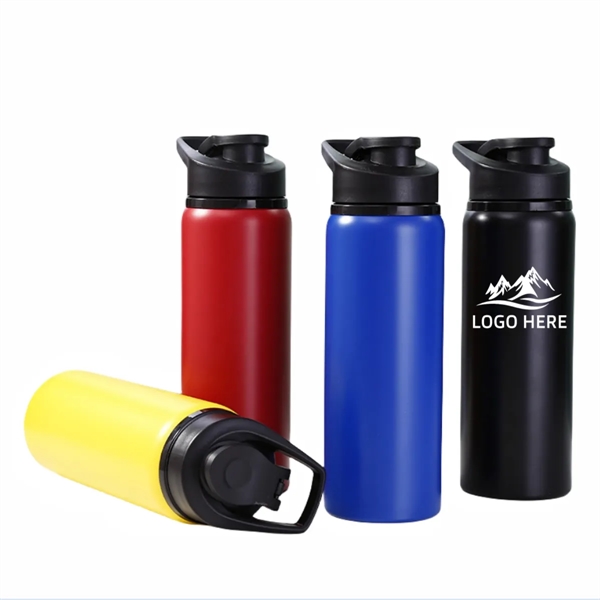 24 Oz. Stainless Steel Water Bottle - 24 Oz. Stainless Steel Water Bottle - Image 0 of 1