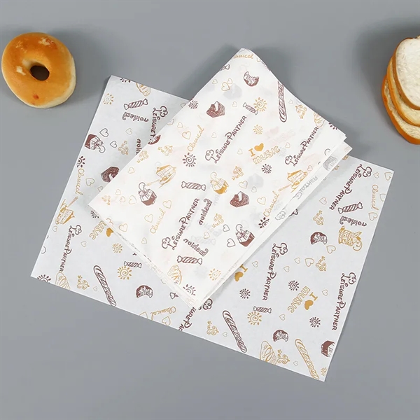 Custom Printed Food Wrapping Paper 12"x12" - Custom Printed Food Wrapping Paper 12"x12" - Image 2 of 2