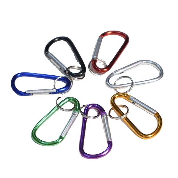 3" Aluminum Carabiner D Ring - 3" Aluminum Carabiner D Ring - Image 0 of 4