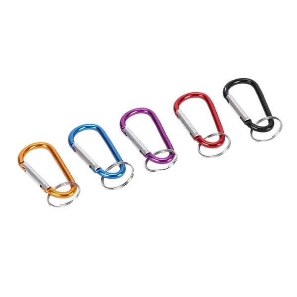 3" Aluminum Carabiner D Ring - 3" Aluminum Carabiner D Ring - Image 3 of 4