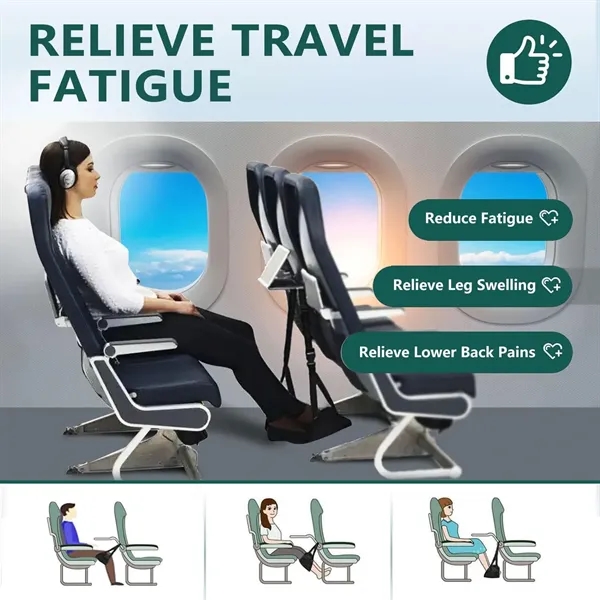Portable Air Plane Flying Travel Foot Rest - Portable Air Plane Flying Travel Foot Rest - Image 4 of 7