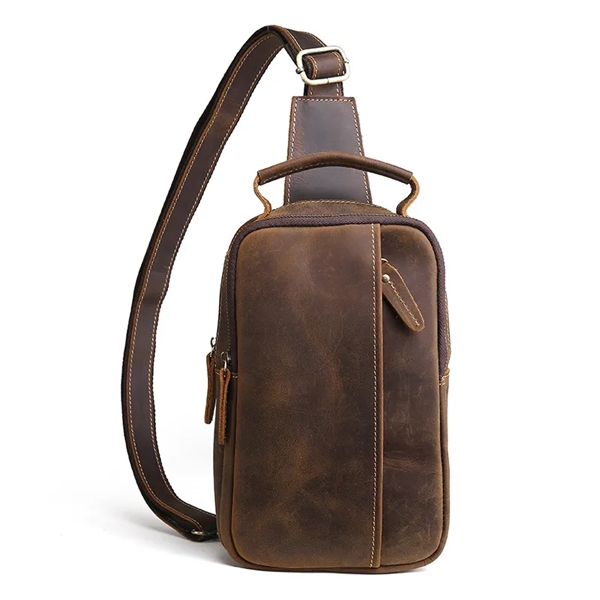 Leather Sling Bag - Leather Sling Bag - Image 0 of 2