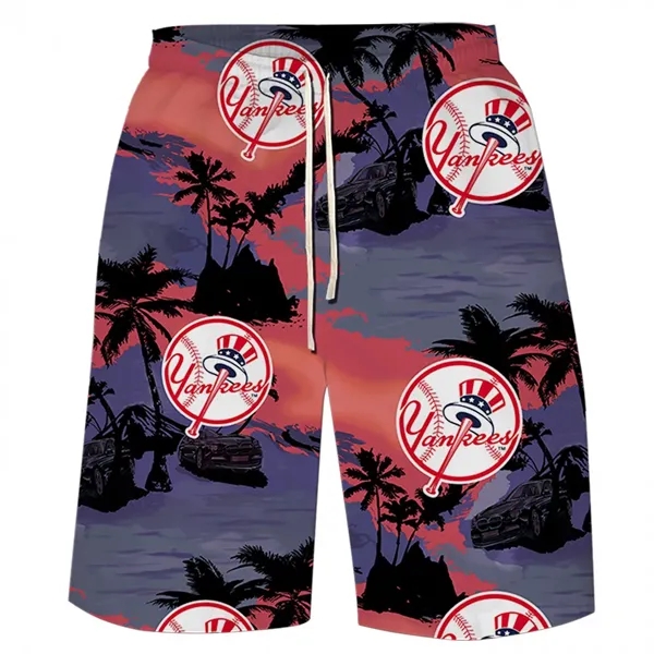 MEN'S FULL COLOR DYE SUBLIMATION BOARD SHORTS - MEN'S FULL COLOR DYE SUBLIMATION BOARD SHORTS - Image 3 of 7