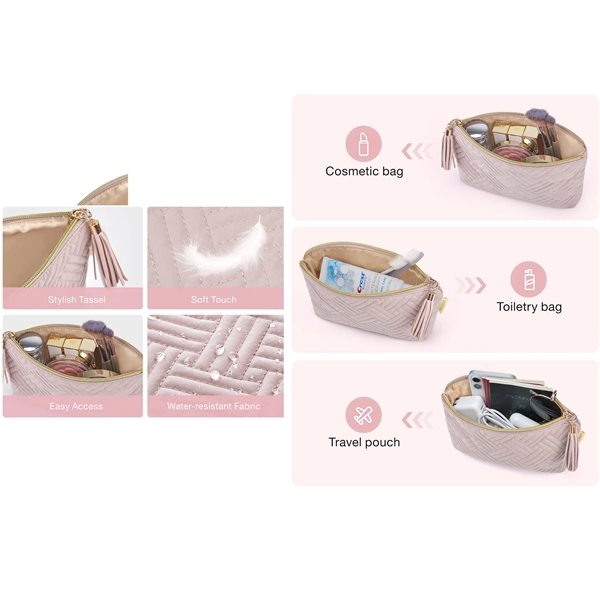 Elegant Roomy Makeup Bags - Elegant Roomy Makeup Bags - Image 1 of 3