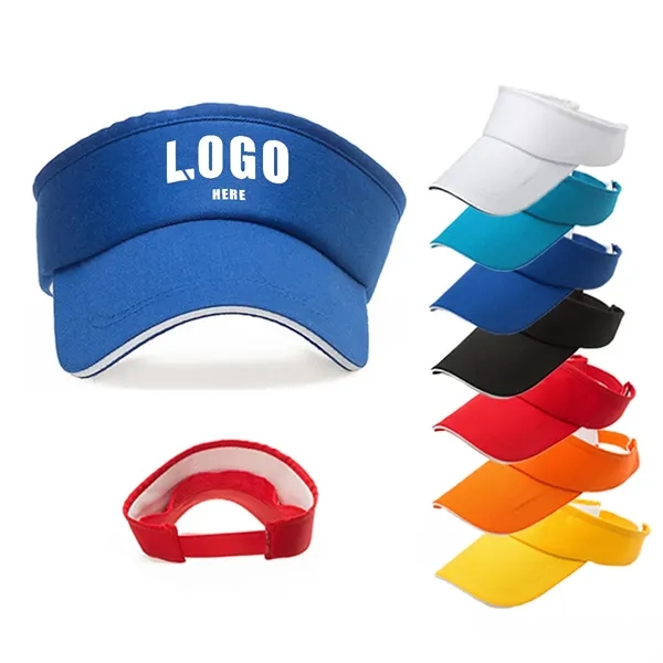 Custom Cotton Twill Visors - Custom Cotton Twill Visors - Image 0 of 1