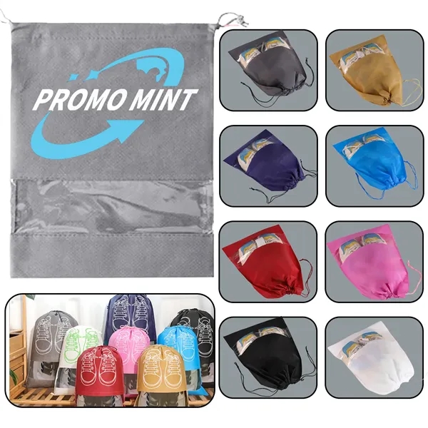 Non-woven Shoes Storage Bags Bundle Pockets Travel Dustproof - Non-woven Shoes Storage Bags Bundle Pockets Travel Dustproof - Image 0 of 4