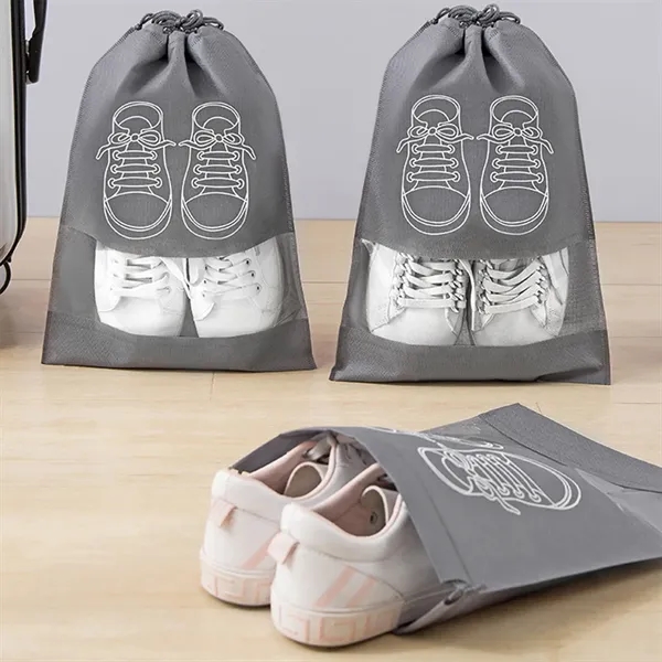 Non-woven Shoes Storage Bags Bundle Pockets Travel Dustproof - Non-woven Shoes Storage Bags Bundle Pockets Travel Dustproof - Image 4 of 4