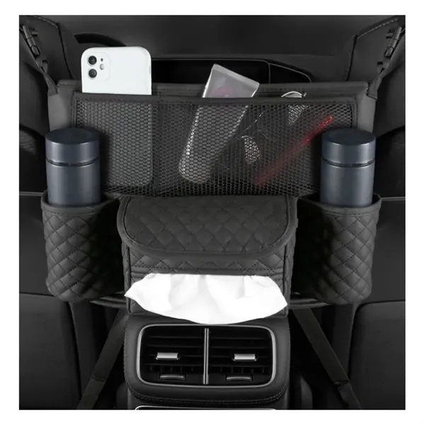 Car Organizer Between Seats Storage Bag Accessories Holder - Car Organizer Between Seats Storage Bag Accessories Holder - Image 3 of 3