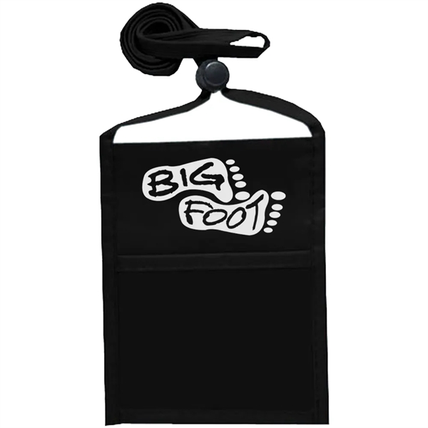 Economy Single Pocket Wallet with Lanyard - Economy Single Pocket Wallet with Lanyard - Image 19 of 32