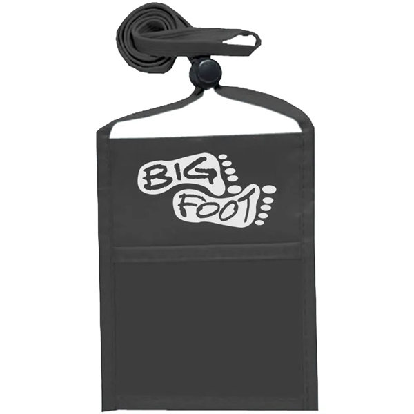 Economy Single Pocket Wallet with Lanyard - Economy Single Pocket Wallet with Lanyard - Image 1 of 32