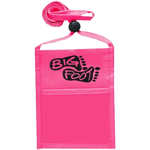 Economy Single Pocket Wallet with Lanyard - Economy Single Pocket Wallet with Lanyard - Image 21 of 32