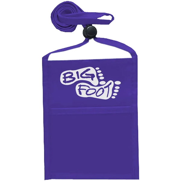 Economy Single Pocket Wallet with Lanyard - Economy Single Pocket Wallet with Lanyard - Image 27 of 32