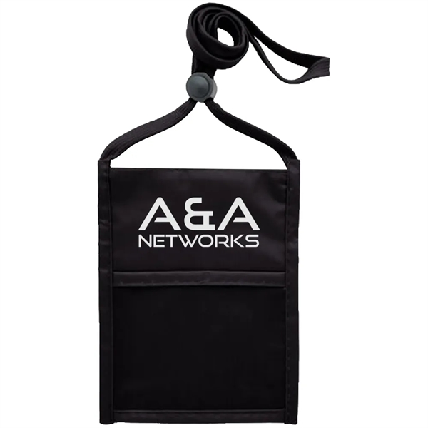 Premium Double Window Pouch Neck Wallet - Premium Double Window Pouch Neck Wallet - Image 17 of 31