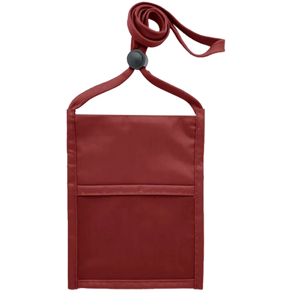 Premium Double Window Pouch Neck Wallet - Premium Double Window Pouch Neck Wallet - Image 8 of 31
