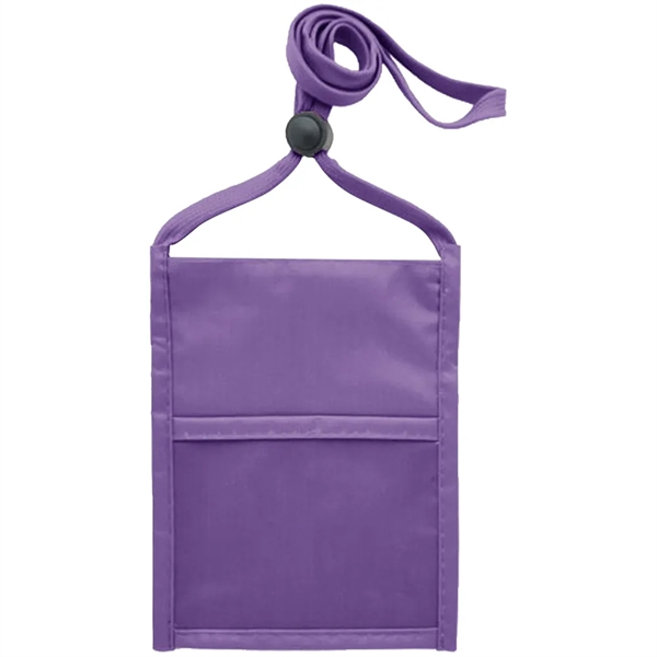 Premium Double Window Pouch Neck Wallet - Premium Double Window Pouch Neck Wallet - Image 11 of 31
