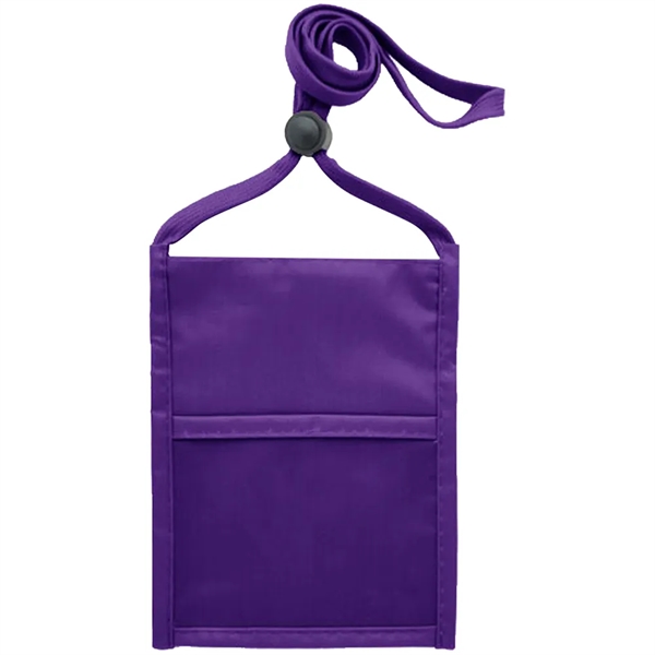 Premium Double Window Pouch Neck Wallet - Premium Double Window Pouch Neck Wallet - Image 14 of 31