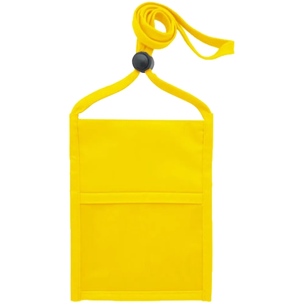 Premium Double Window Pouch Neck Wallet - Premium Double Window Pouch Neck Wallet - Image 16 of 31