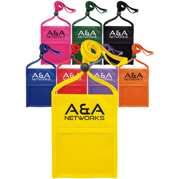 Premium Double Window Pouch Neck Wallet - Premium Double Window Pouch Neck Wallet - Image 0 of 31