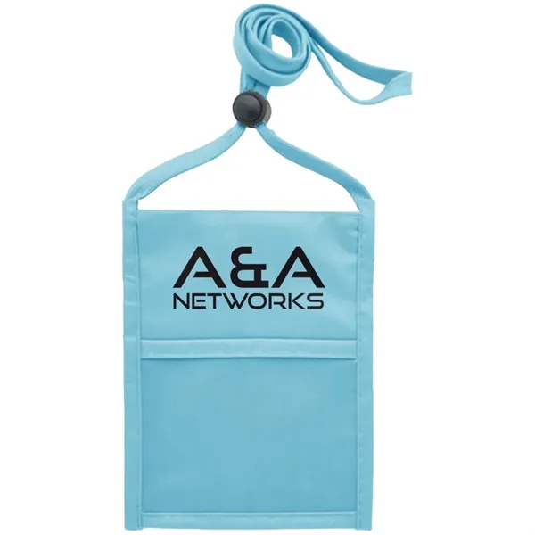 Premium Double Window Pouch Neck Wallet - Premium Double Window Pouch Neck Wallet - Image 21 of 31