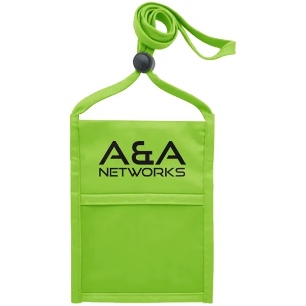 Premium Double Window Pouch Neck Wallet - Premium Double Window Pouch Neck Wallet - Image 22 of 31