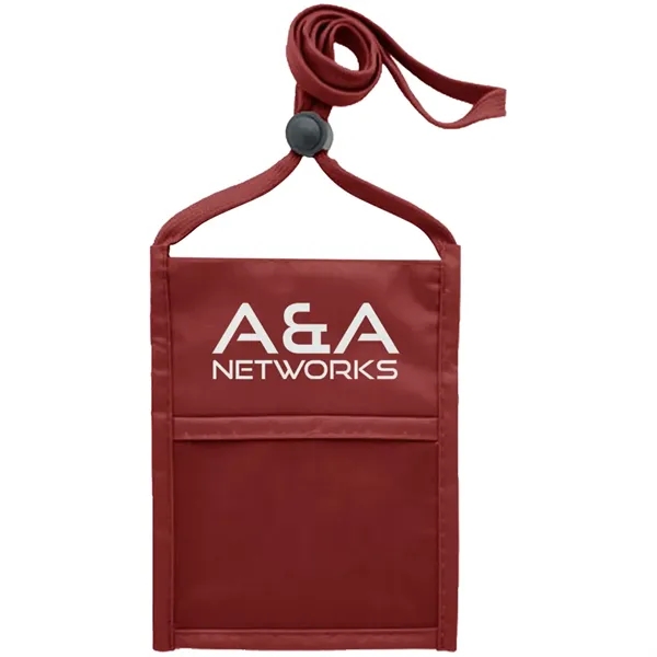 Premium Double Window Pouch Neck Wallet - Premium Double Window Pouch Neck Wallet - Image 23 of 31