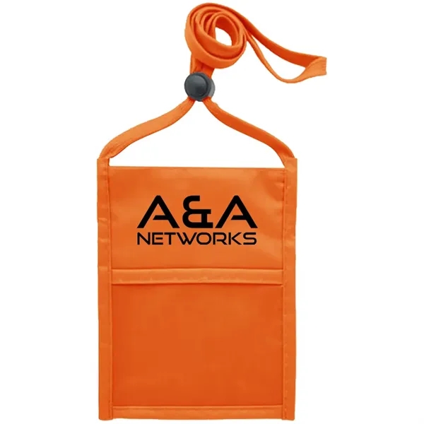 Premium Double Window Pouch Neck Wallet - Premium Double Window Pouch Neck Wallet - Image 25 of 31