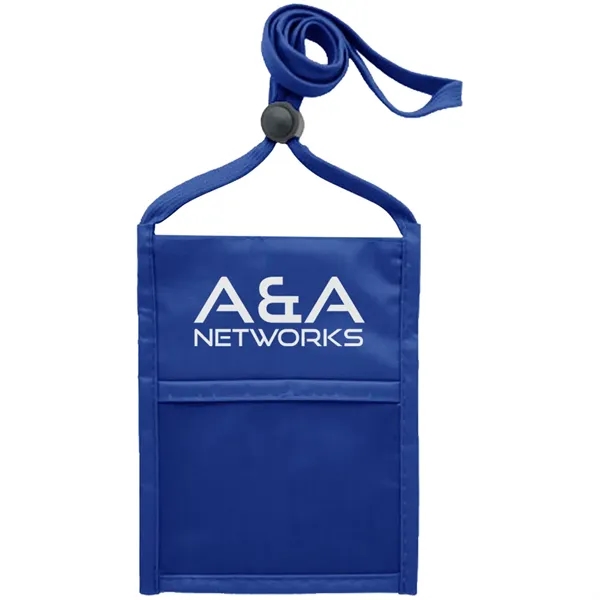 Premium Double Window Pouch Neck Wallet - Premium Double Window Pouch Neck Wallet - Image 28 of 31