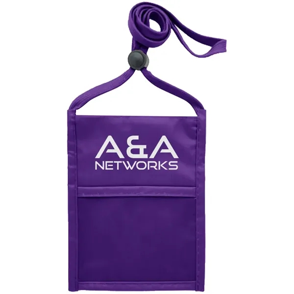 Premium Double Window Pouch Neck Wallet - Premium Double Window Pouch Neck Wallet - Image 29 of 31