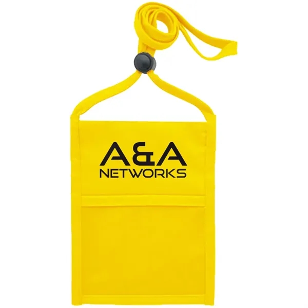 Premium Double Window Pouch Neck Wallet - Premium Double Window Pouch Neck Wallet - Image 31 of 31