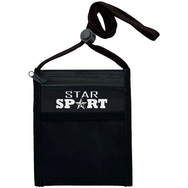 Nylon Pouch with Front Zipper Pocket - Nylon Pouch with Front Zipper Pocket - Image 19 of 33