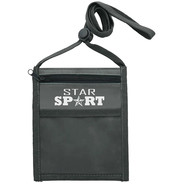 Nylon Pouch with Front Zipper Pocket - Nylon Pouch with Front Zipper Pocket - Image 1 of 33
