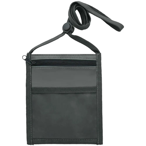 Nylon Pouch with Front Zipper Pocket - Nylon Pouch with Front Zipper Pocket - Image 4 of 33