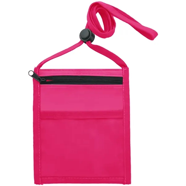 Nylon Pouch with Front Zipper Pocket - Nylon Pouch with Front Zipper Pocket - Image 7 of 33
