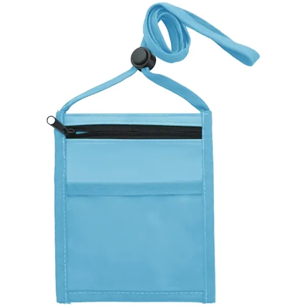 Nylon Pouch with Front Zipper Pocket - Nylon Pouch with Front Zipper Pocket - Image 8 of 33